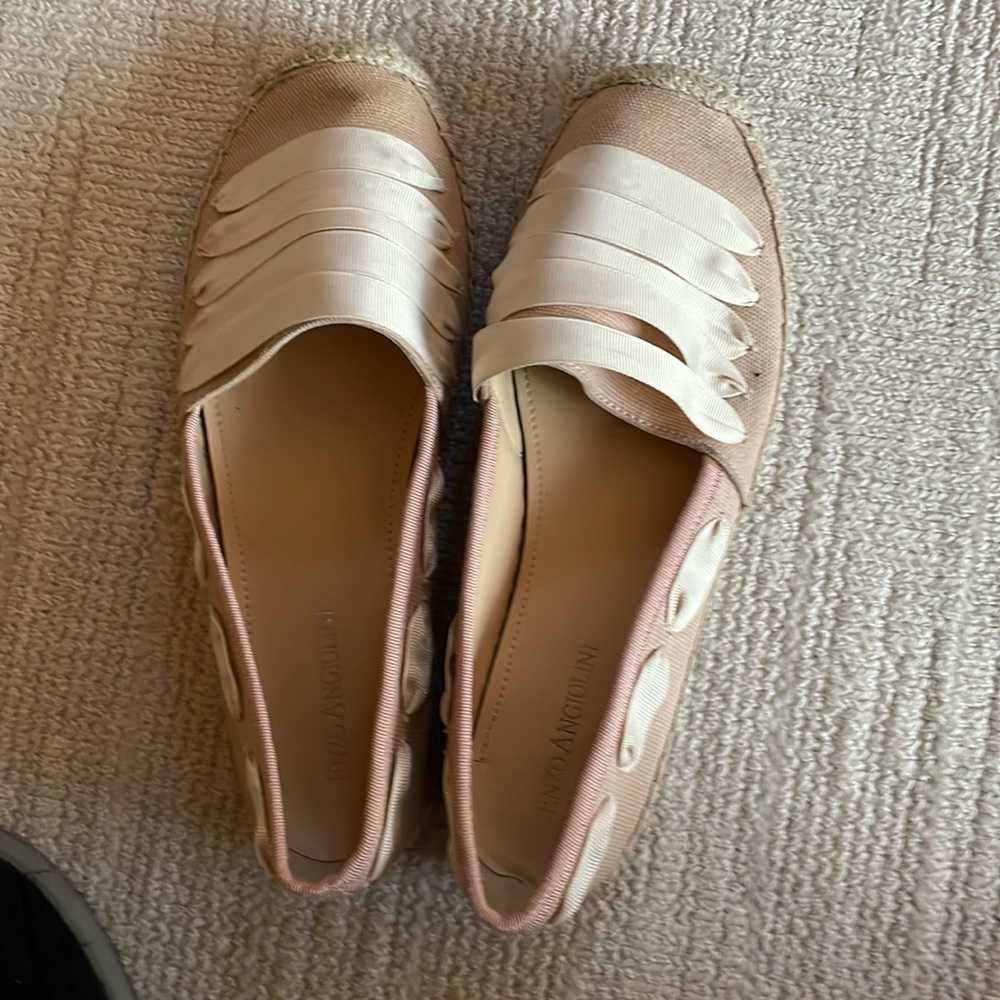 Enzo angiolini espadrilles size 7